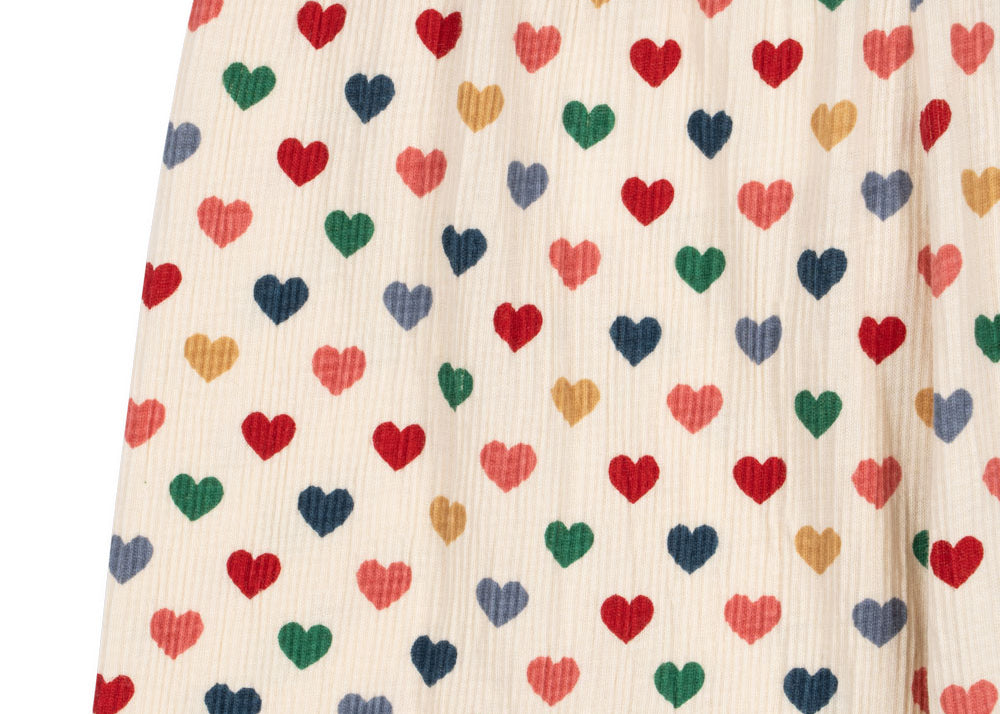 Konges Sløjd A/S Pantalon - Jersey coeur coloré