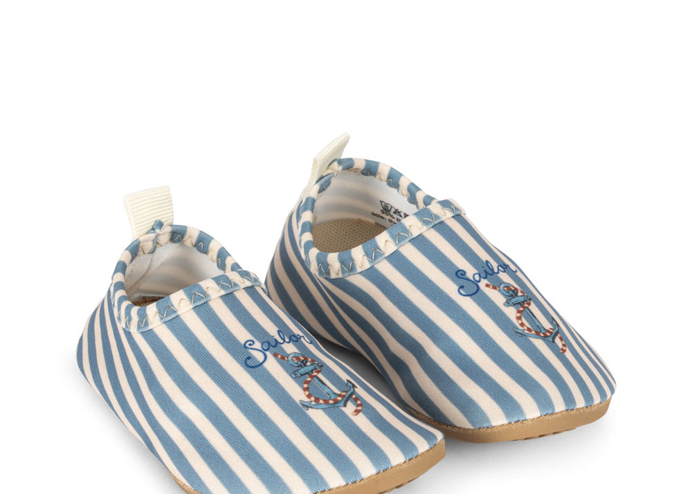 Konges Sløjd A/S Chaussures de bain sailor stripe