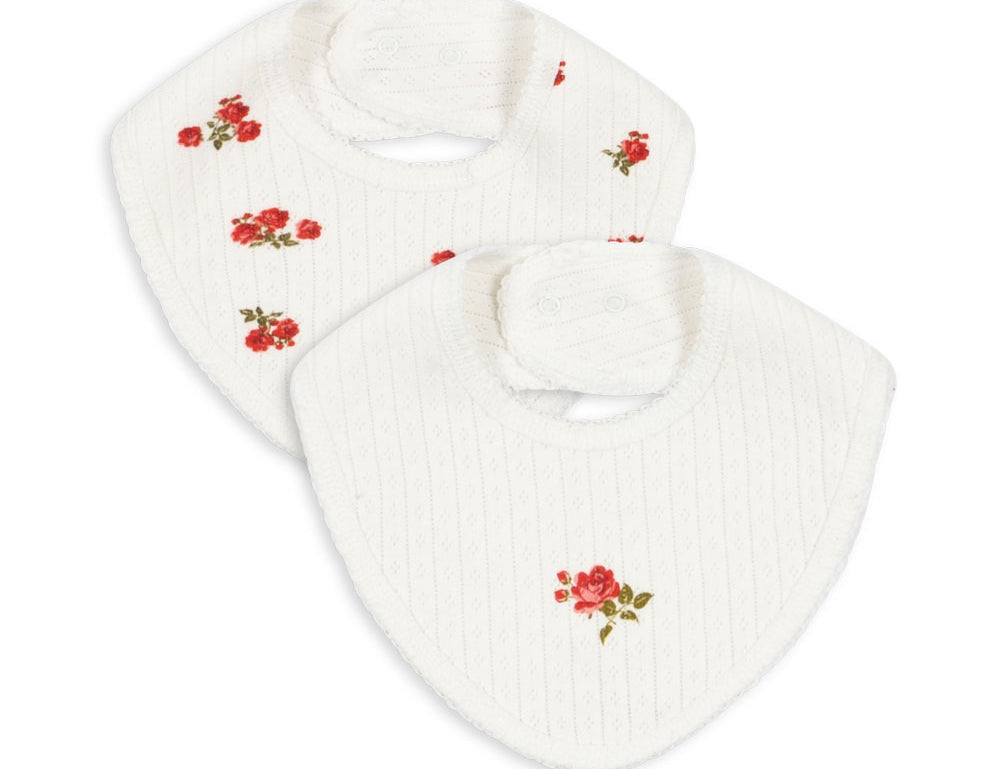 Konges Sløjd A/S BIBS rose red/snow white