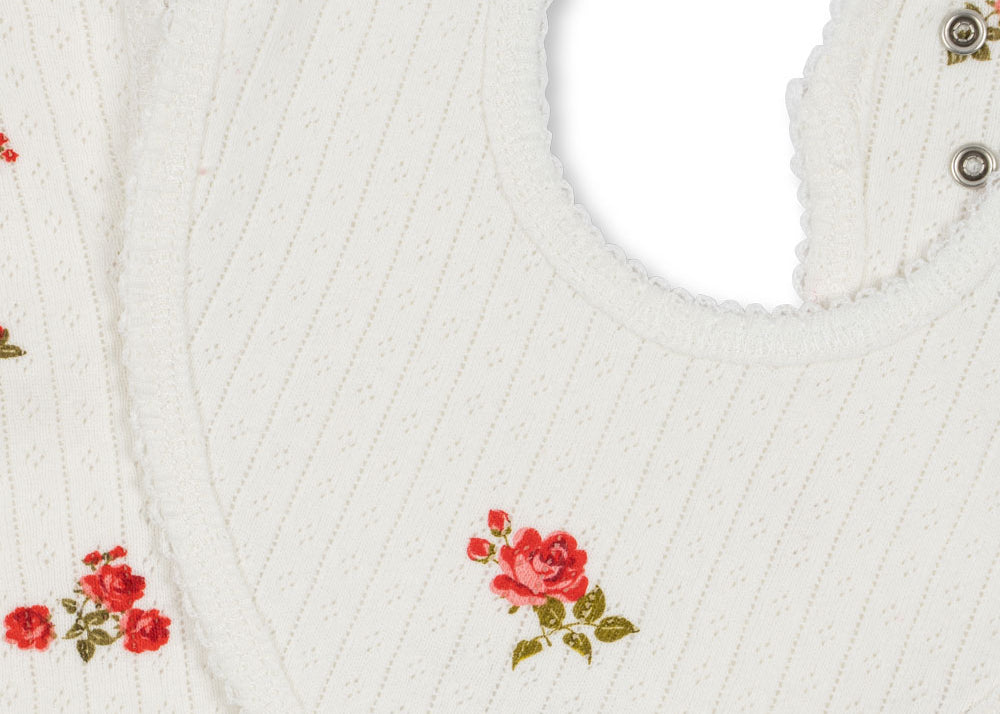 Konges Sløjd A/S Bandana bavoirs rose red/snow white