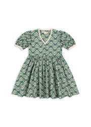 Konges Sløjd A/S WOVEN DRESSES lacy green