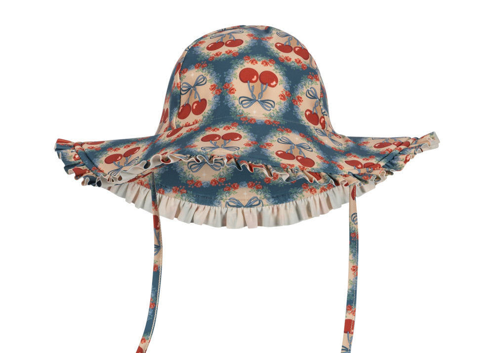 Konges Sløjd A/S Chapeaux UV cherry bow blue