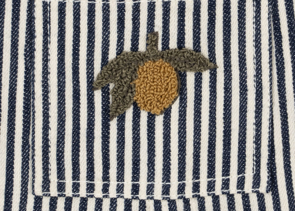 Konges Sløjd A/S Grenouillères et Jumpsuits - Tissé naval stripe