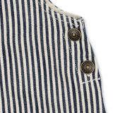 Konges Sløjd A/S Grenouillères et Jumpsuits - Tissé naval stripe