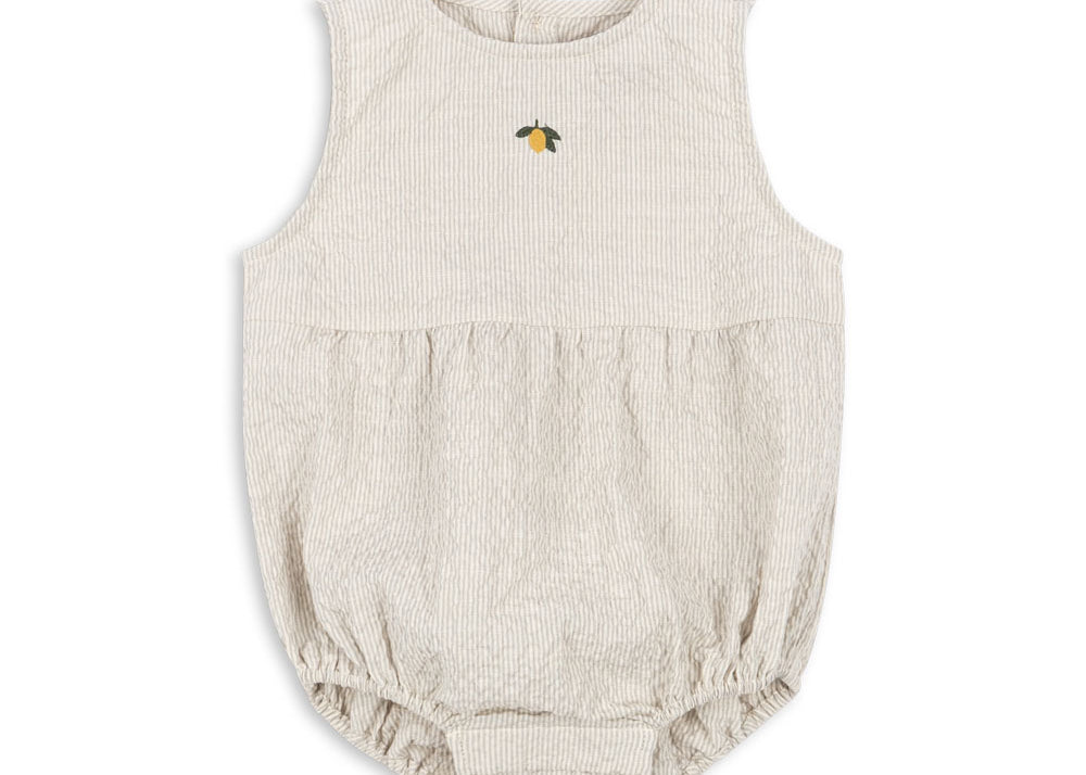 Konges Sløjd A/S Grenouillères et Jumpsuits - Tissé quarry stripe