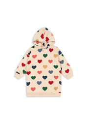 Konges Sløjd A/S Robes - Jersey bon coeur coloré