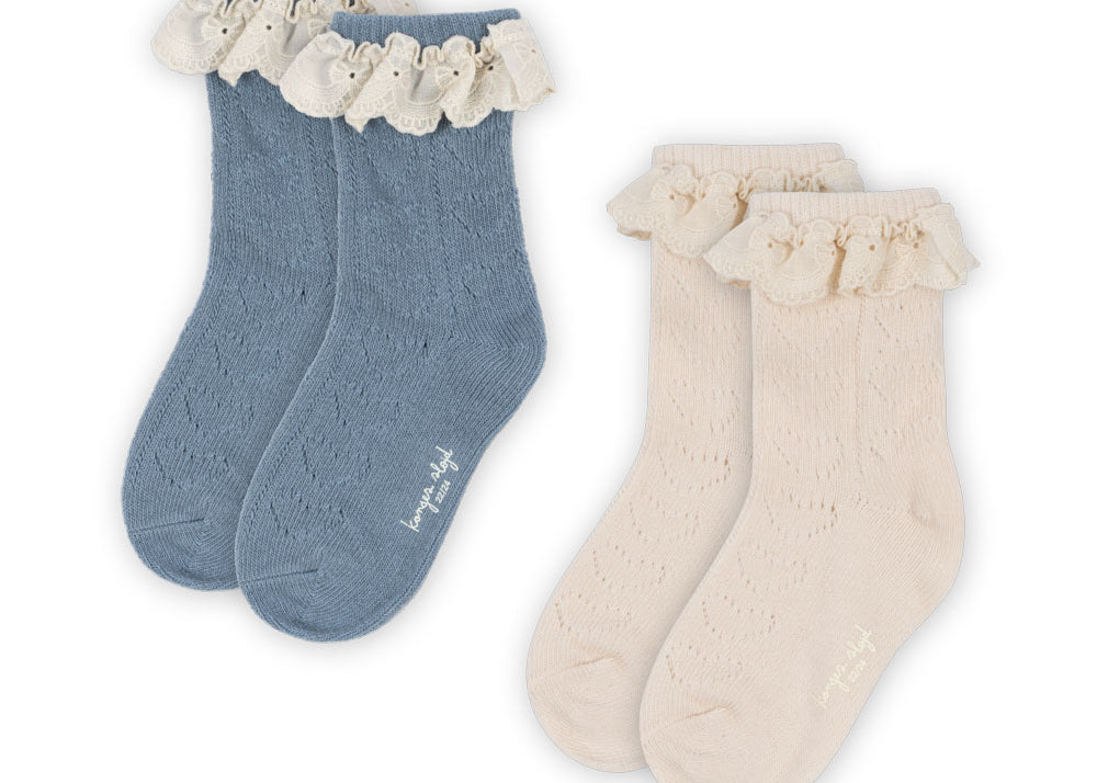 Konges Sløjd A/S Chaussettes blue mix