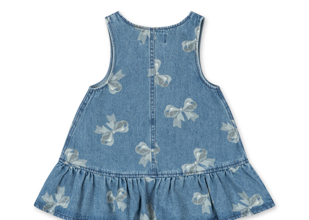 Konges Sløjd A/S WOVEN DRESSES bella bow blu