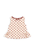 Konges Sløjd A/S WOVEN SHORT SLEEVE SHIRTS amour rouge