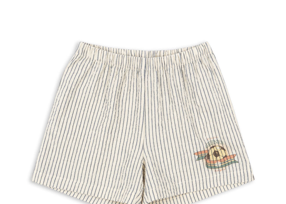 Konges Sløjd A/S Shorts et culottes bouffantes - Tissé stripe bluie