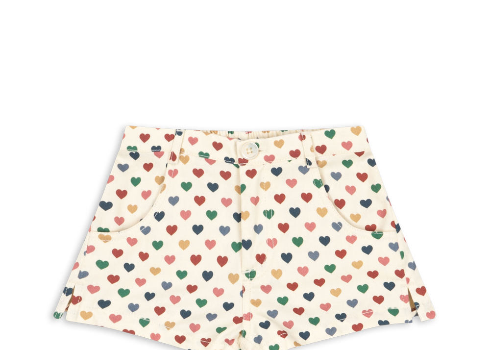 Konges Sløjd A/S Shorts et culottes bouffantes - Tissé coeur coloré