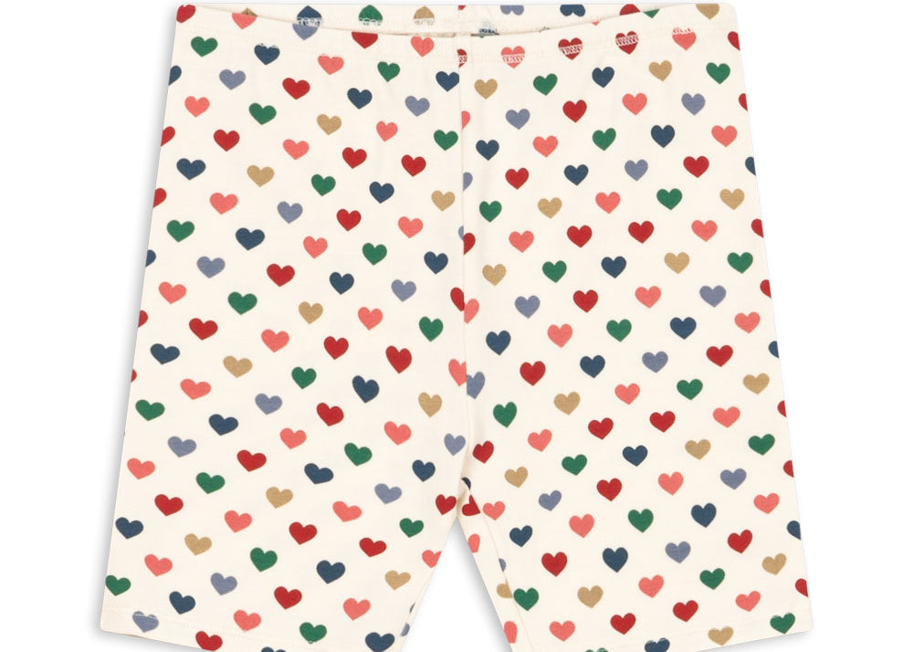 Konges Sløjd A/S Shorts et culottes bouffantes - jersey coeur coloré