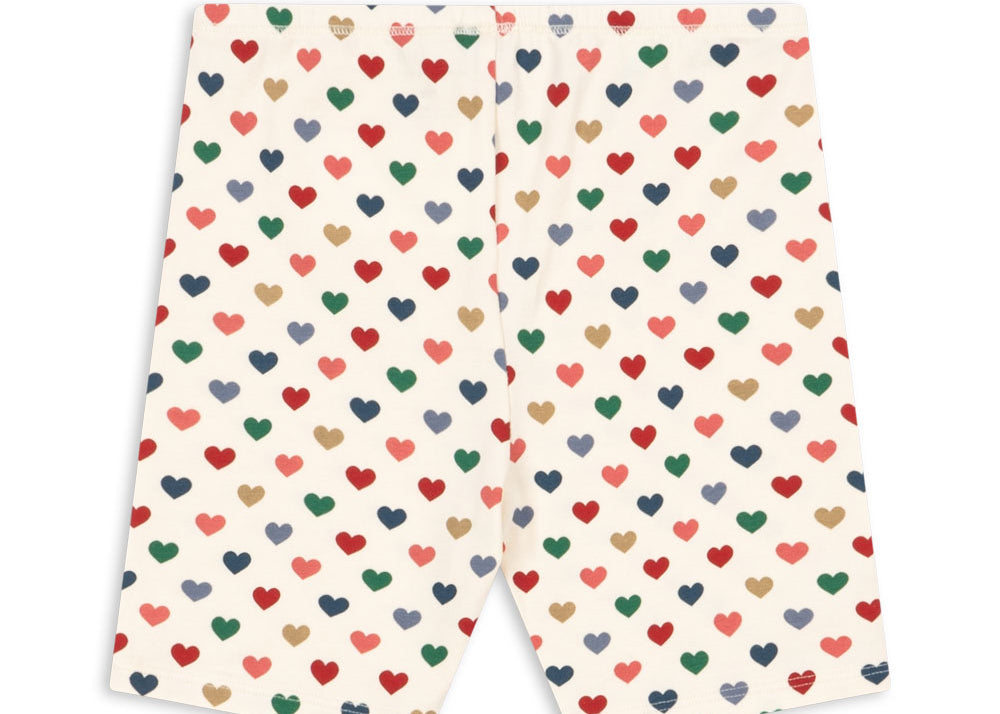 Konges Sløjd A/S Shorts et culottes bouffantes - jersey coeur coloré