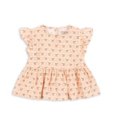 Konges Sløjd A/S Chemisiers à manches courtes - Tissé cherry pink motif
