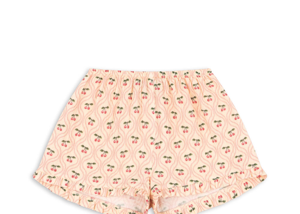 Konges Sløjd A/S Shorts et culottes bouffantes - Tissé cherry pink motif
