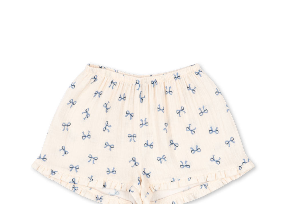 Konges Sløjd A/S Shorts et culottes bouffantes - Tissé bow bleu