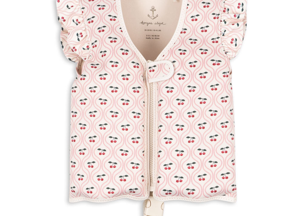 Konges Sløjd A/S Ceinture de natation cherry pink motif