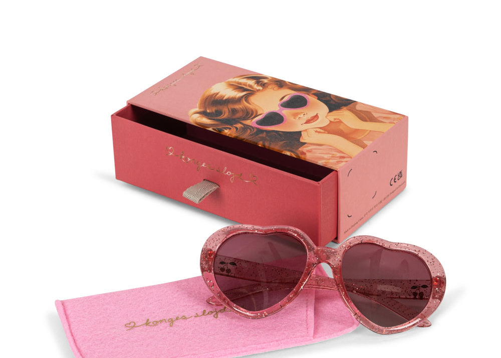 Konges Sløjd A/S Lunettes cherry glitter