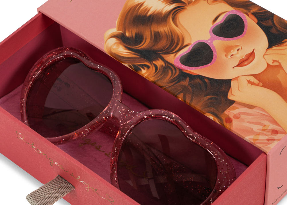 Konges Sløjd A/S Lunettes cherry glitter