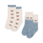 Konges Sløjd A/S Chaussettes cherry mix