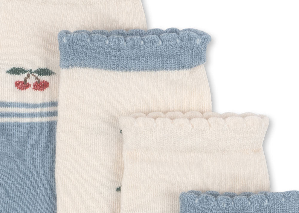 Konges Sløjd A/S Chaussettes cherry mix