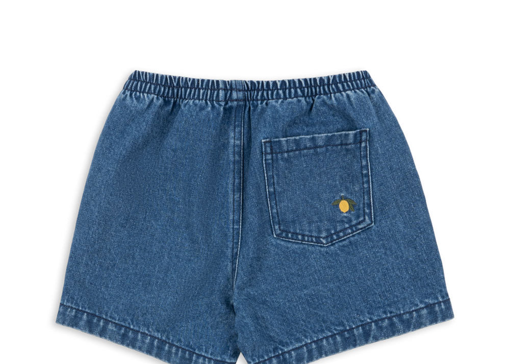 Konges Sløjd A/S Shorts et culottes bouffantes - Tissé denim blue
