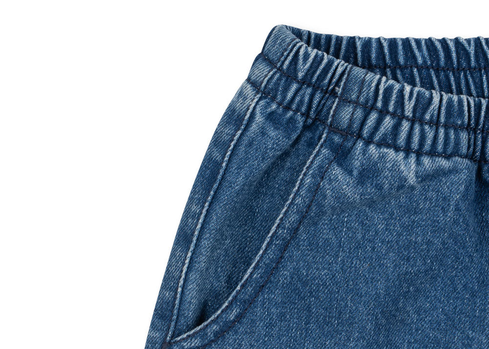 Konges Sløjd A/S Shorts et culottes bouffantes - Tissé denim blue