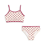 Konges Sløjd A/S Maillots de bain 2 pièces coeur sangria