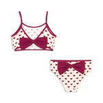 Konges Sløjd A/S Maillots de bain 2 pièces coeur sangria