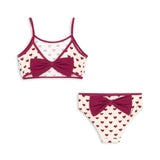 Konges Sløjd A/S Maillots de bain 2 pièces coeur sangria