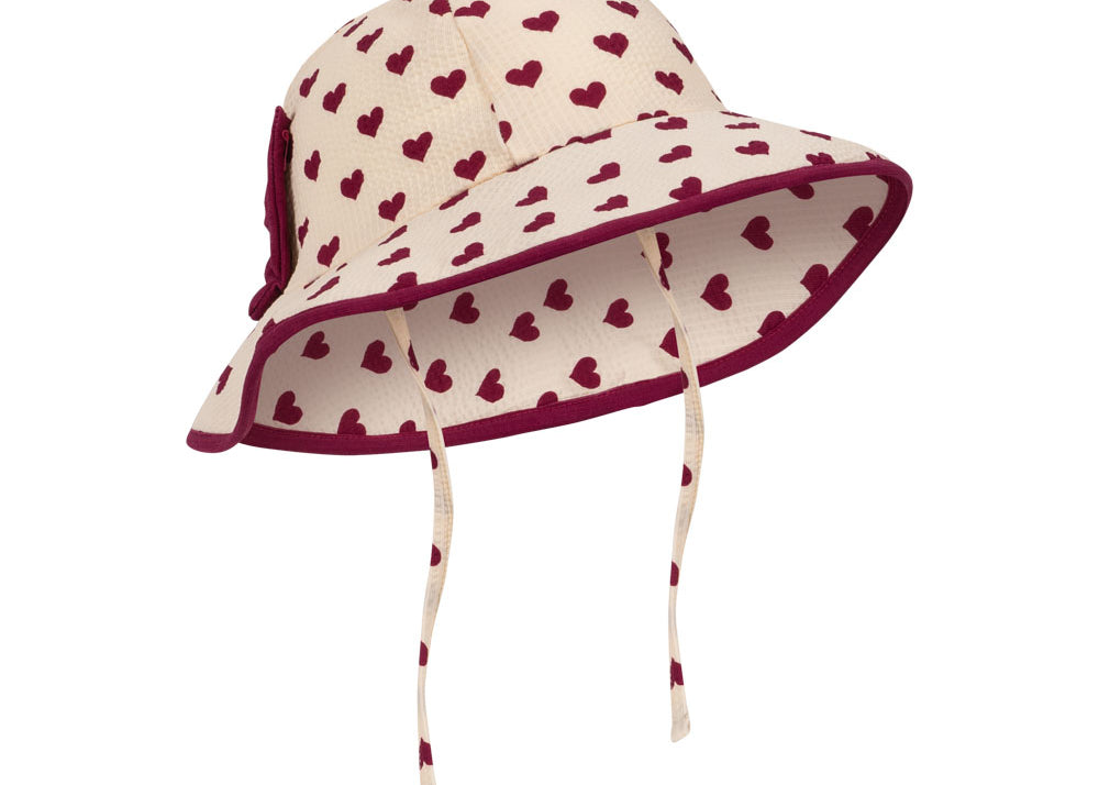Konges Sløjd A/S Chapeaux UV coeur sangria