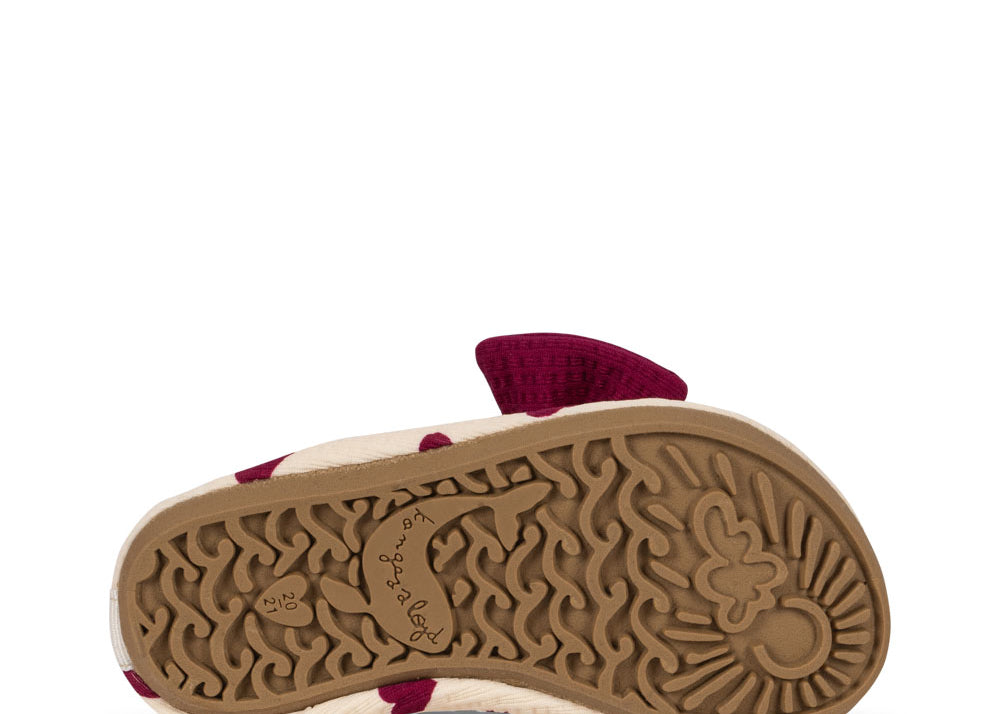 Konges Sløjd A/S Chaussures de bain coeur sangria