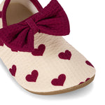 Konges Sløjd A/S Chaussures de bain coeur sangria
