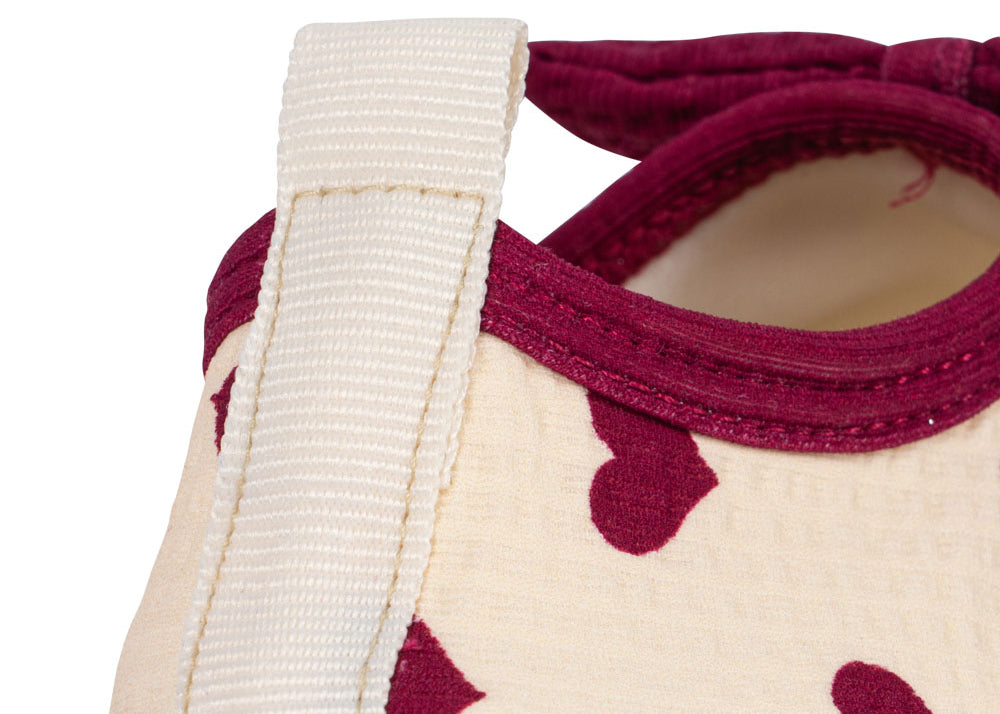 Konges Sløjd A/S Chaussures de bain coeur sangria
