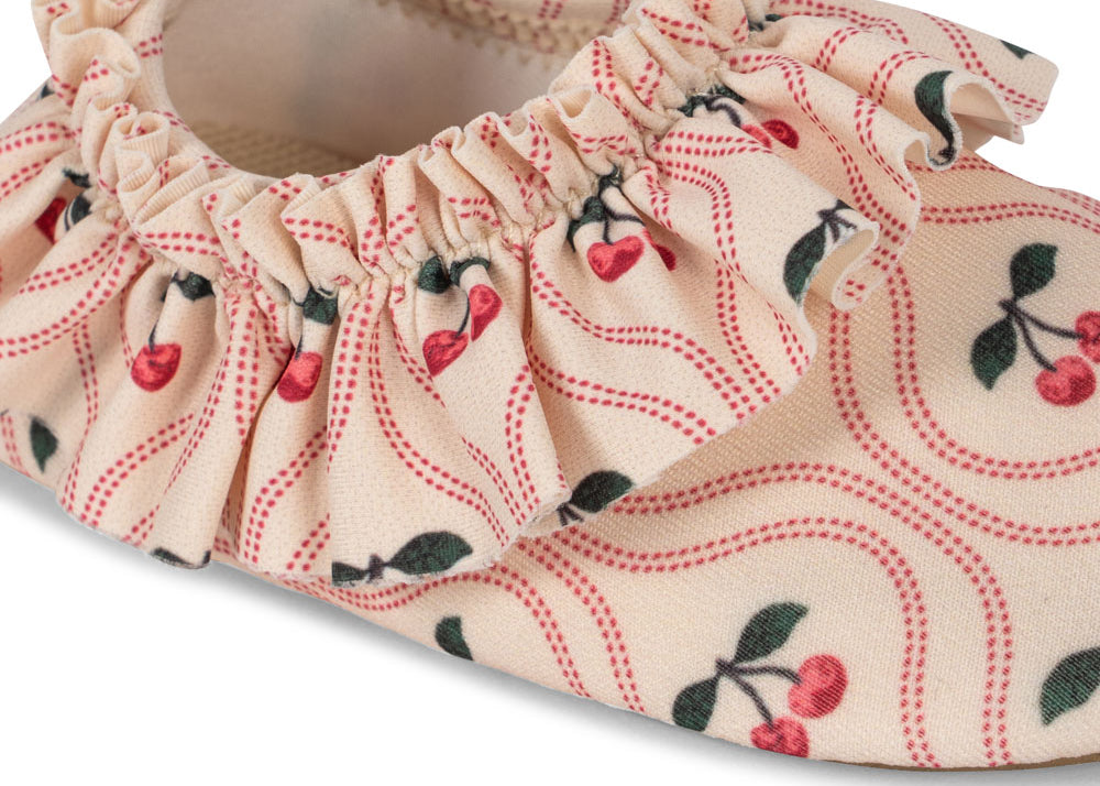 Konges Sløjd A/S Chaussures de bain cherry pink motif