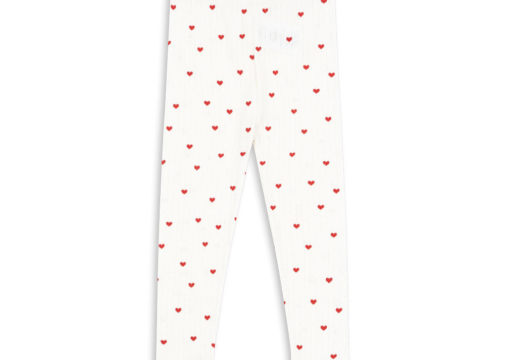 Konges Sløjd A/S Pantalon - Jersey amour rouge