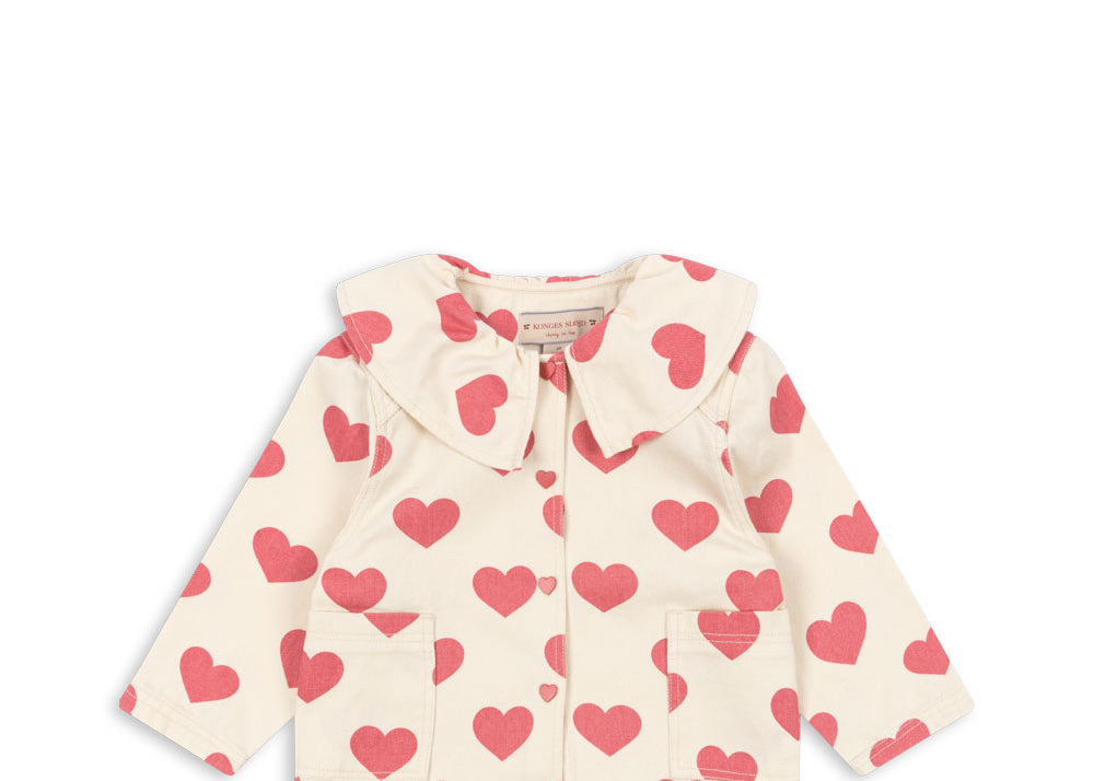 Konges Sløjd A/S Chemisiers - Tissé bon coeur pink