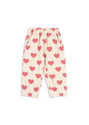 Konges Sløjd A/S Pantalon - Tissé bon coeur pink