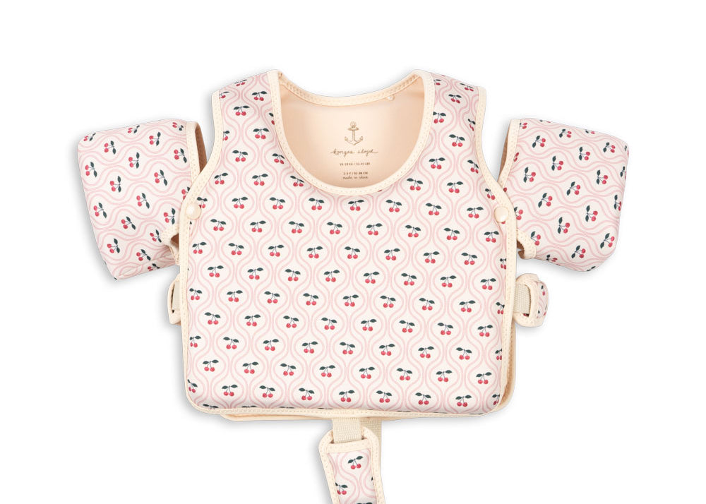 Konges Sløjd A/S Ceinture de natation cherry pink motif