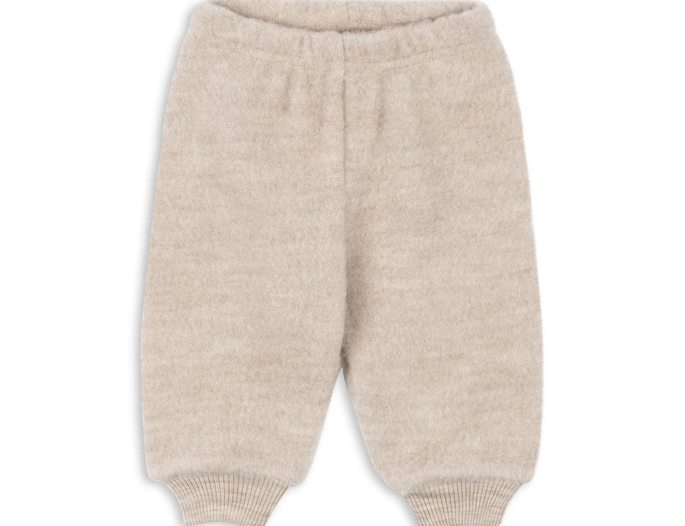 Konges Sløjd A/S JERSEY PANTS oatmeal melange