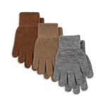 Konges Sløjd A/S Gants grey melange/beige/brown