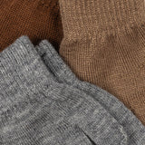 Konges Sløjd A/S Gants grey melange/beige/brown