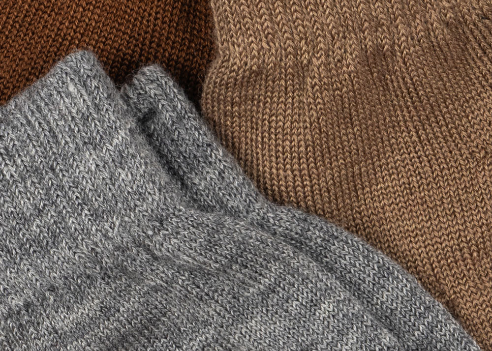 Konges Sløjd A/S Gants grey melange/beige/brown