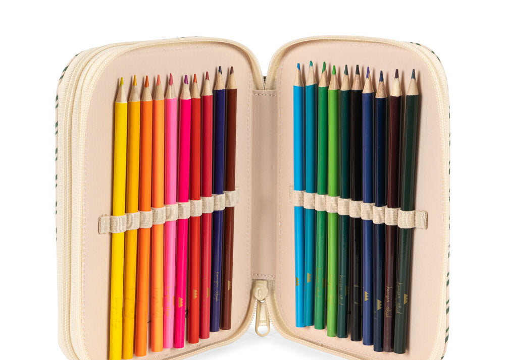 Konges Sløjd A/S Trousse à crayons duo verde