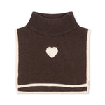 Konges Sløjd A/S NECKWARMER chocolate brown