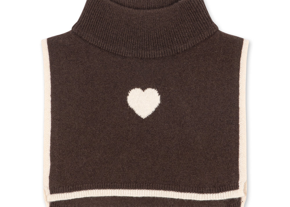 Konges Sløjd A/S NECKWARMER chocolate brown