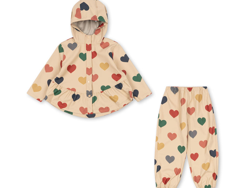 Konges Sløjd A/S RAINWEAR bon coeur coloré