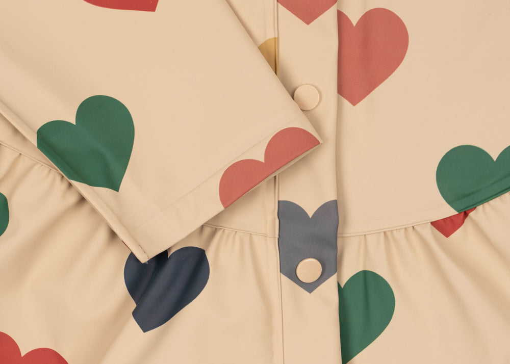 Konges Sløjd A/S Vêtements de pluie bon coeur coloré