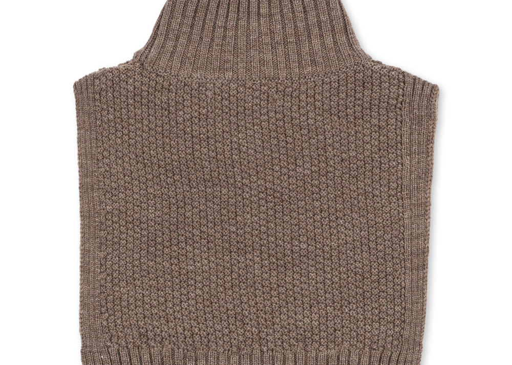 Konges Sløjd A/S Gilet pour le cou bunny brown melange