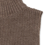 Konges Sløjd A/S Gilet pour le cou bunny brown melange